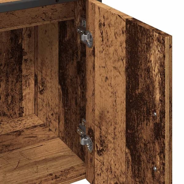 vidaXL Servantskap gammelt tre 60x33x60 cm konstruert tre