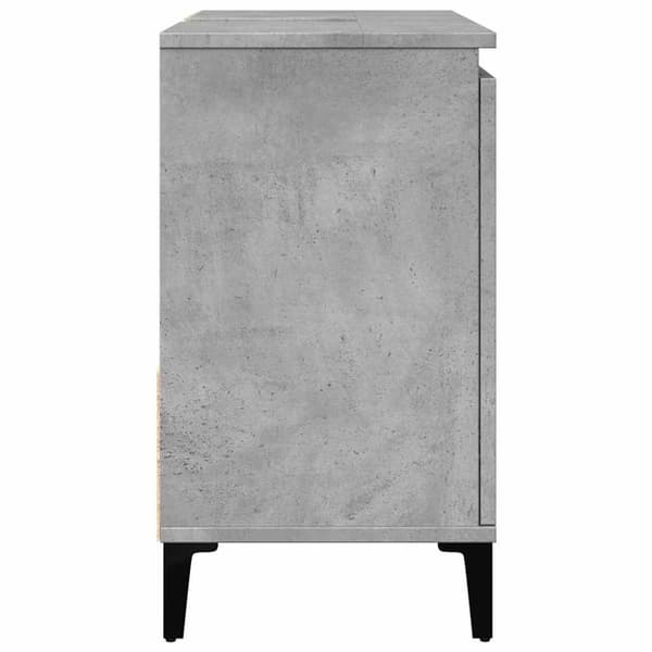 vidaXL Servantskap betonggrå 65x33x60 cm konstruert tre