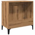 Miniatyrbilde 8 av 11: vidaXL Servantskap artisan eik 58x33x60 cm konstruert tre