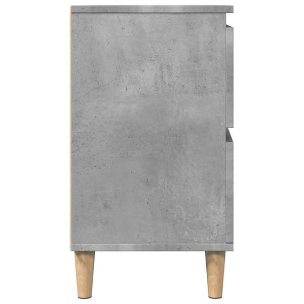 vidaXL Pesuallaskaappi betoninharmaa 80x33x60 cm tekninen puu