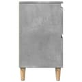 Pikkukuva 7 / 11: vidaXL Pesuallaskaappi betoninharmaa 80x33x60 cm tekninen puu