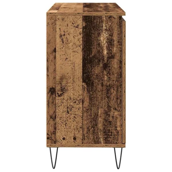 vidaXL skænk 104x35x70 cm konstrueret træ gammelt trælook