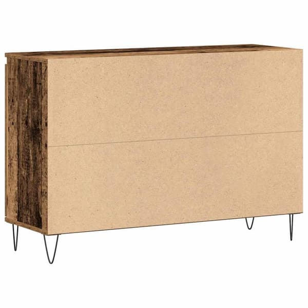 vidaXL skænk 104x35x70 cm konstrueret træ gammelt trælook