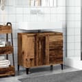 Miniatyrbilde 4 av 11: vidaXL Servantskap gammelt tre 65x33x60 cm konstruert tre
