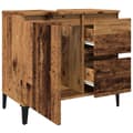 Miniatyrbilde 6 av 11: vidaXL Servantskap gammelt tre 65x33x60 cm konstruert tre