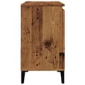 Miniatyrbilde 7 av 11: vidaXL Servantskap gammelt tre 65x33x60 cm konstruert tre