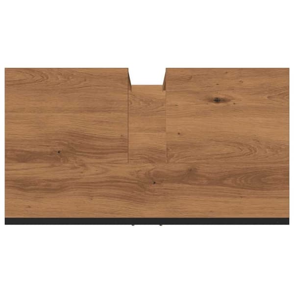 vidaXL Servantskap artisan eik 60x30x60 cm konstruert tre