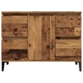 Pikkukuva 5 / 11: vidaXL Pesuallaskaappi vanhaa puuta 80x33x60 cm tekninen puu