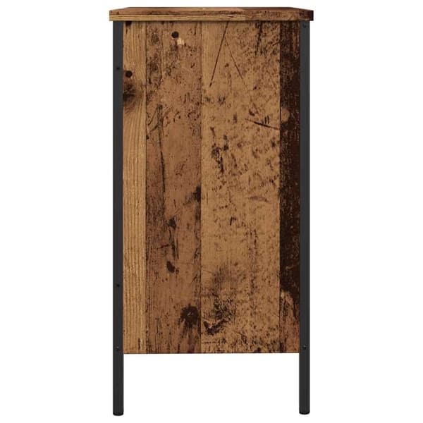 vidaXL Pesuallaskaappi vanha puu 60x30x60 cm tekninen puu