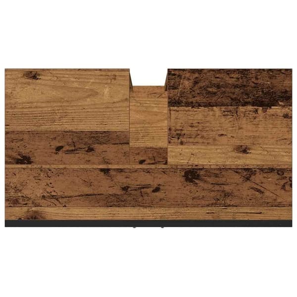 vidaXL Pesuallaskaappi vanha puu 60x30x60 cm tekninen puu