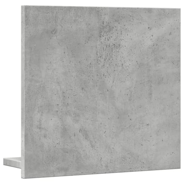 vidaXL Spegelskåp för badrum betonggrå 40x11x37 cm konstruerat trä