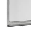 Miniatyrbild 8 av 10: vidaXL Spegelskåp för badrum betonggrå 40x11x37 cm konstruerat trä