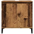 Pikkukuva 5 / 11: vidaXL Pesuallaskaappi vanha puu 58x33x60 cm tekninen puu