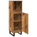 Miniatyrbillede 8 af 11: vidaXL badeværelsesskab 30x30x100 cm konstrueret træ gammelt trælook