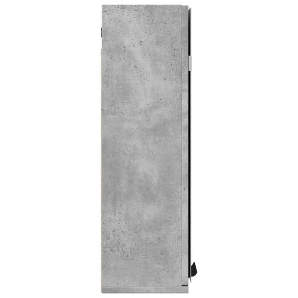 vidaXL Spegelskåp för badrum betonggrå 64x20x66,5 cm konstruerat trä