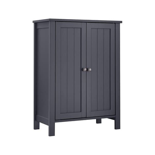 Rootz Grey kylpyhuonekaappi - Säilytyskaappi - Järjestäjä - MDF-rakenne - 60cm x 30cm x 80cm