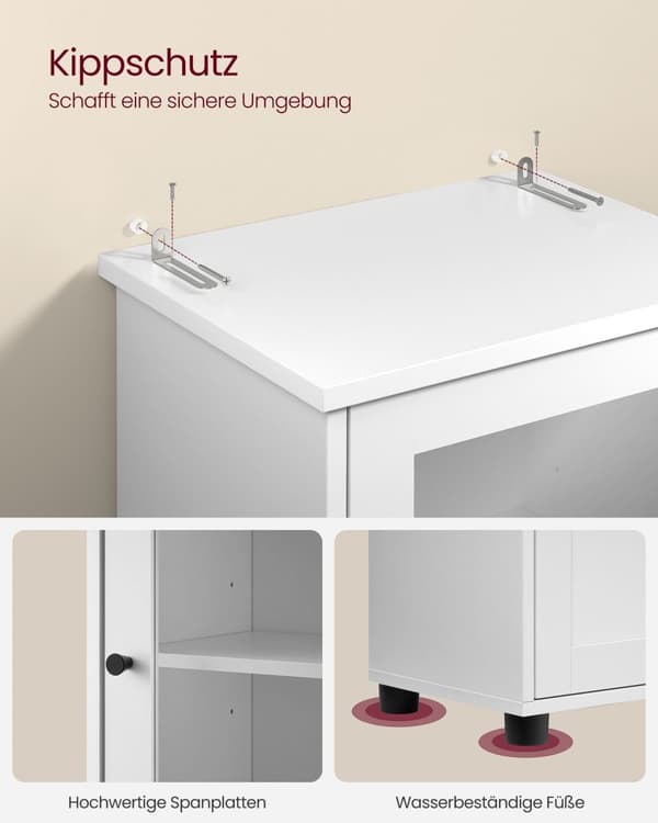 Badrumsmöbler - Öppet bang - Space -Saving