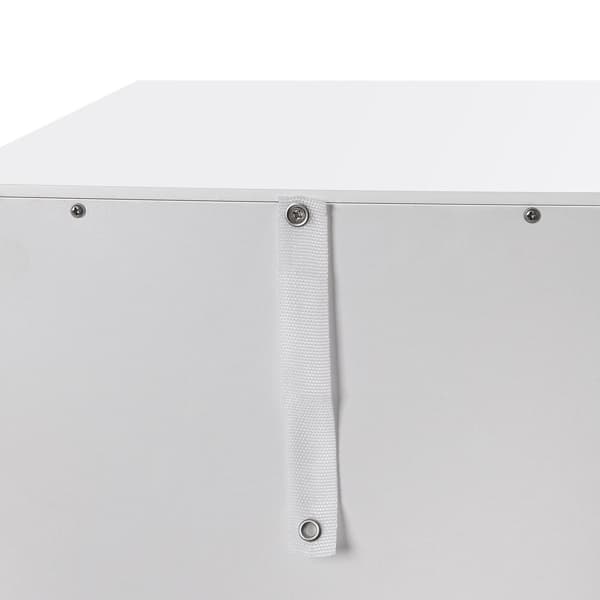 Badrumsskåp - smala - 4 lådor - 30 x 30 x 82 cm - vitt