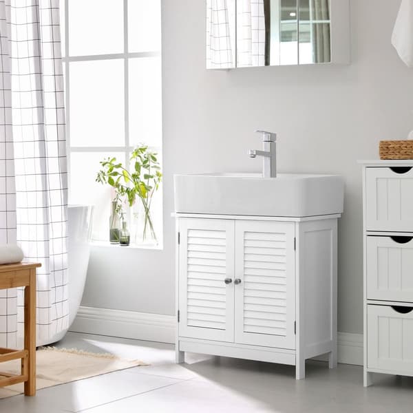 Washbasin Undercase - Badeværelsesmøbler - 60 x 30 x 60 cm - Skandinavisk design - Matt White