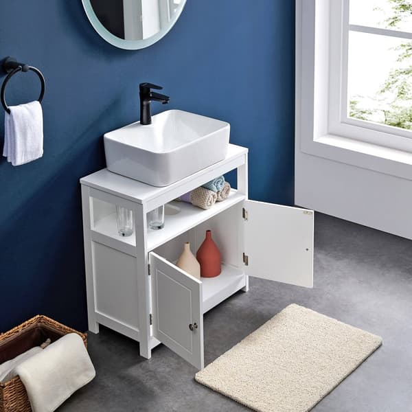 Washbasin Undercase - Badeværelsesmøbler - 60 x 30 x 60 cm - Skandinavisk design - Matt White