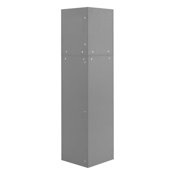 Rootz Hjørnebadeværelsesskab - Opbevaringsskab - Pladsbesparende hylde - Vandtæt og fugtbestandig - 36,5L x 36,5W x 155H cm