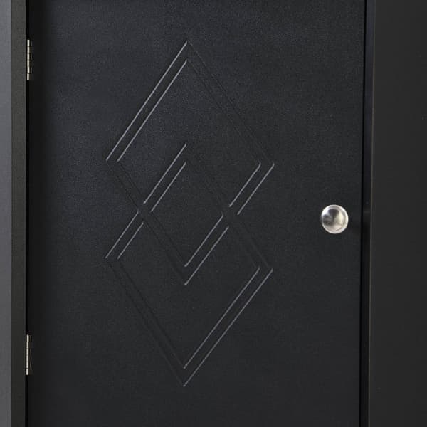 Rootz Hjørneskab - Badeværelsesopbevaring - Justerbar hylde - Fugtbestandig - 36,5L x 36,5W x 155H cm