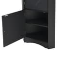 Miniatyrbillede 7 af 10: Rootz Hjørneskab - Badeværelsesopbevaring - Justerbar hylde - Fugtbestandig - 36,5L x 36,5W x 155H cm