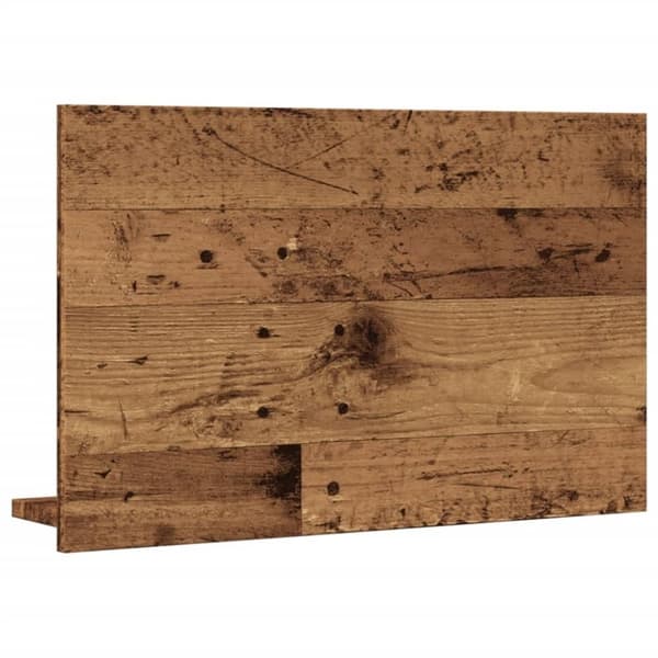 vidaXL Kylpyhuoneen peilikaappi vanha puu 60x11x37 cm tekninen puu