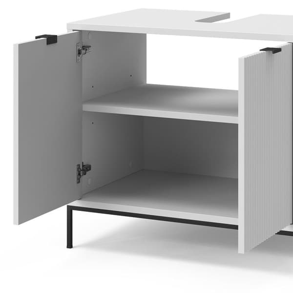 Meuble under sink Eliza, 70x63cm med 2 dörrar, Vit, Vicco