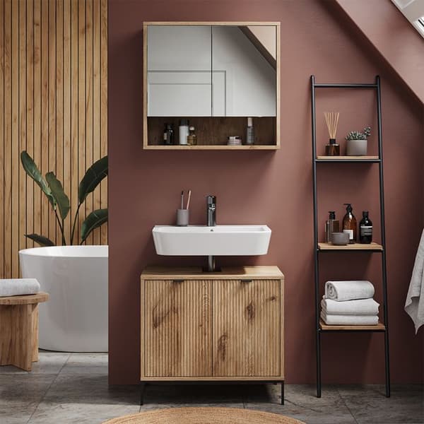 Meuble under washbasin Eliza, 70x63cm med 2 dörrar, Vikingek, Vicco