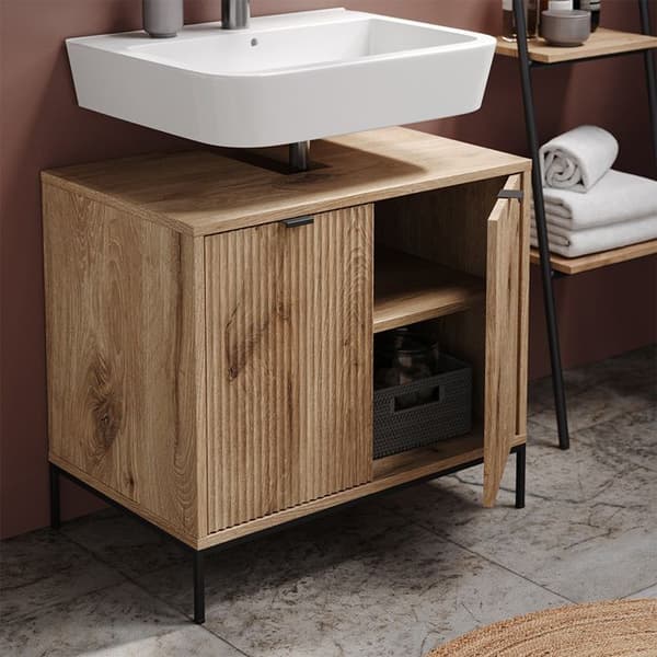 Meuble under washbasin Eliza, 70x63cm med 2 dörrar, Vikingek, Vicco