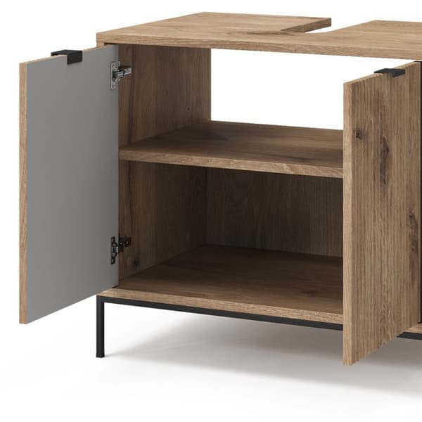 Meuble under washbasin Eliza, 70x63cm med 2 dörrar, Vikingek, Vicco