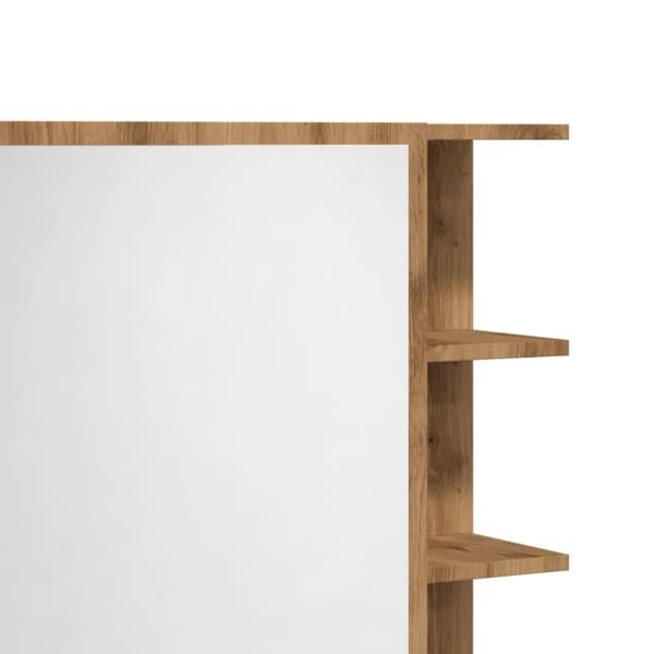 vidaXL Speilskap til baderom artisan eik 62,5x20,5x64cm konstruert tre