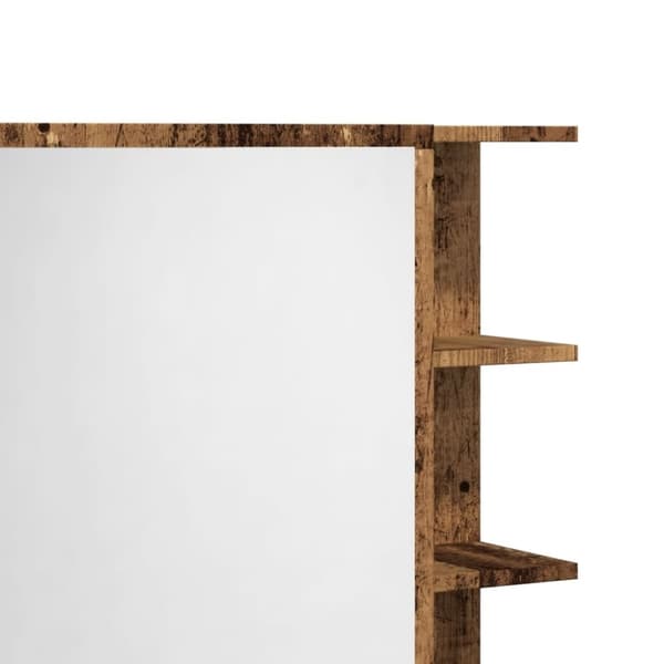 vidaXL Kylpyhuoneen peilikaappi vanha puu 62,5x20,5x64 cm tekninen puu