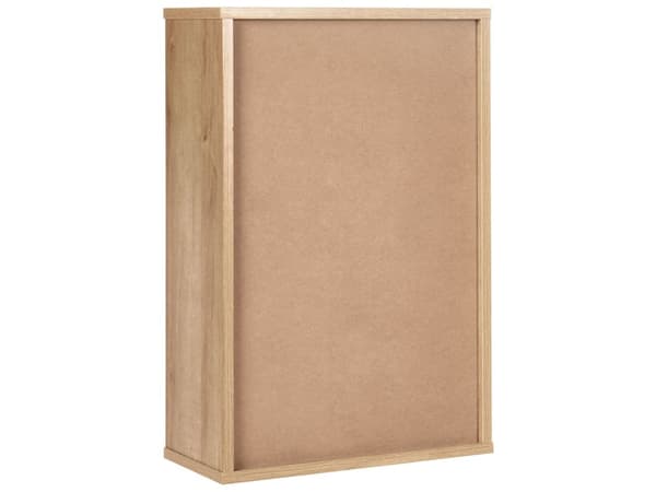 Badeværelsesskab Lyst træ Spånplade Rattan Front Fletning 40 x 60 cm Boho Design