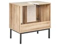 Miniatyrbillede 6 af 11: Badeværelsesskab Light Wood Chipboard Rattan Front Wicker 60 x 60 cm Boho Design