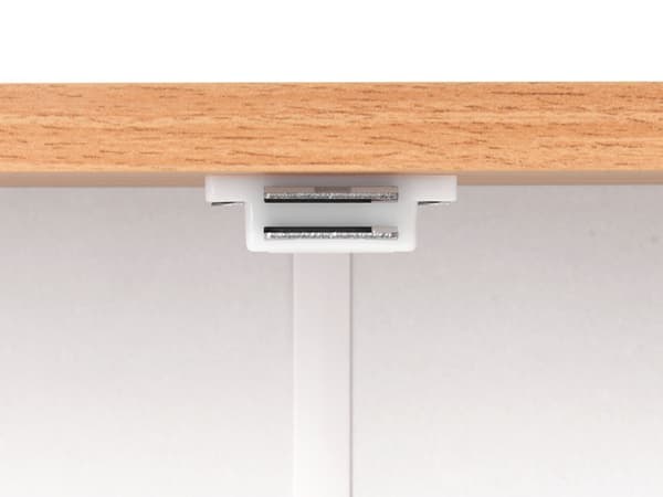 Badrumsskåp Vit MDF 17 x 60 cm Väggmonterad Spegel Förvaring Skandinavisk Stil