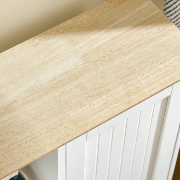 SoBuy WC-paperiteline Kylpyhuoneen hylly Kylpyhuonekaappi BZR189-W