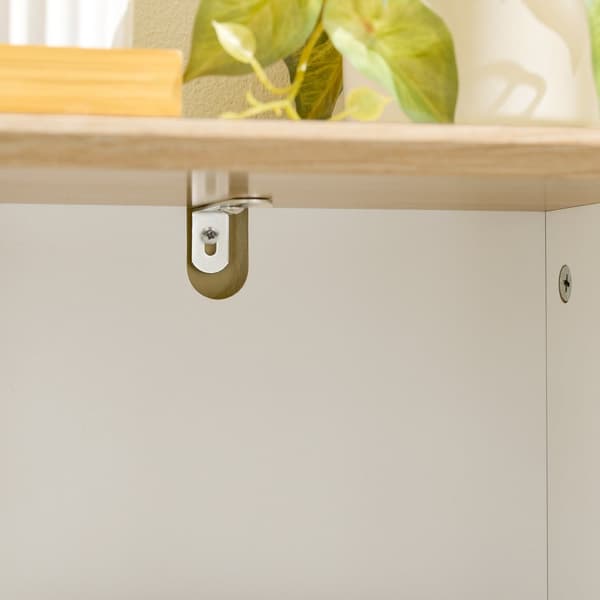 SoBuy WC-paperiteline Kylpyhuoneen hylly Kylpyhuonekaappi BZR189-W