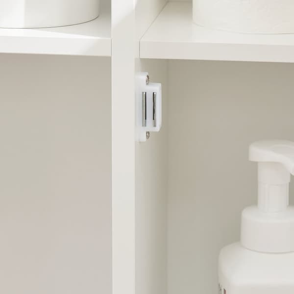 SoBuy WC-paperiteline Kylpyhuoneen hylly Kylpyhuonekaappi BZR189-W