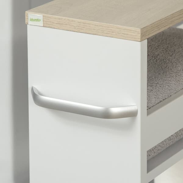 Rootz 3 -lags opbevaringsvogn - opbevaringshylde - rullende vogn - let mobilitet - 48L x 15w x 80H cm - ideel til badeværelse, køkken, kontor, vaskeru