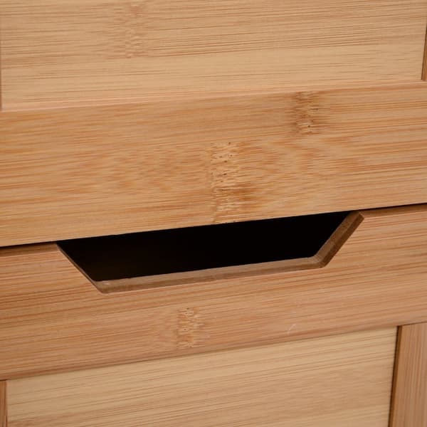 Rootzin kylpyhuoneen hyllykaappi - keittiön säilytys - Bamboo MDF - Compact Organizer - 30 x 30 x 144,3 cm
