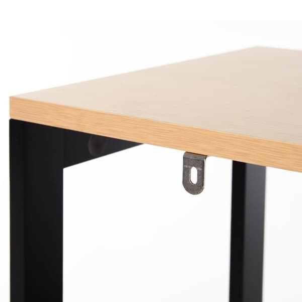 Rootzin kylpyhuoneen hyllykaappi - keittiön säilytys - Bamboo MDF - Compact Organizer - 30 x 30 x 144,3 cm