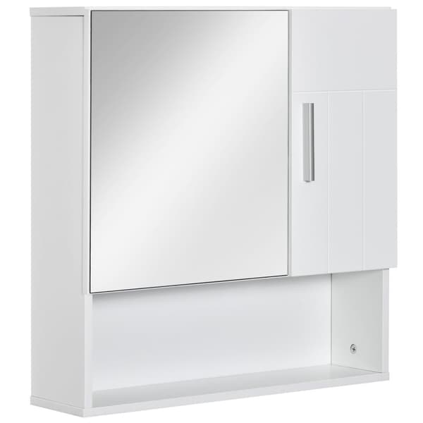 Rootzin kylpyhuoneen seinäpeili kaappi - Vanity -peili - säilytyshylly - tilaa säästävä muotoilu - 54L x 15,2W x 55,3H cm
