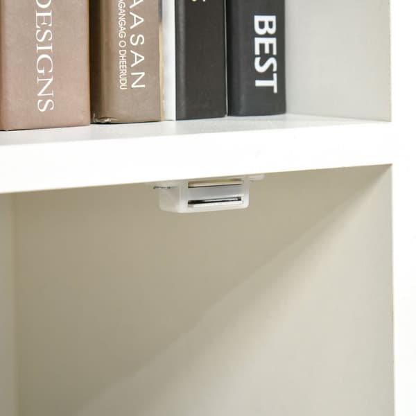 Rootz Bogreol Hylde - Opbevaringskolonne - 4 Tier Organizer - Nordic Coziness - 40W x 30d x 129,5h cm