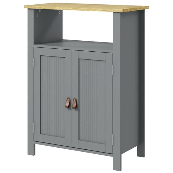 Rootz låg badrumsmöbler - förvaringsskåp - Elegant arrangör - Justerbar hylla - 60W x 30d x 80,5H cm