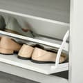 Miniatyrbillede 5 af 7: Rootz Shoe Cabinet - Entryway Organizer - Storage Unit - Rumbesparende - 70W x 29d x 92H cm - Holder op til 16 par - Hvid