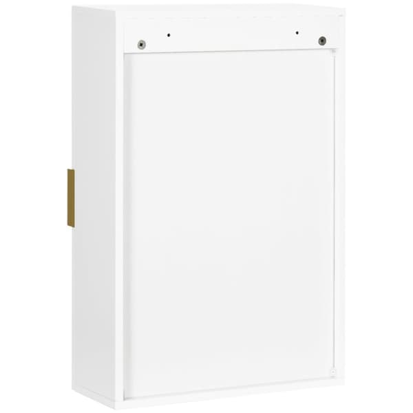 Rootz vægmonteret badeværelse skab - væg apotekskab - justerbar hylde - rumbesparende design - 40 cm x 15 cm x 60 cm