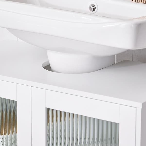 Rootzin pohjakaappi - kylpyhuonekaappi - säilytyskaappi - tilaa säästävä ratkaisu - 60x59x30cm - sopii moderniin sisustus- ja Hides -viemärijärjestelm