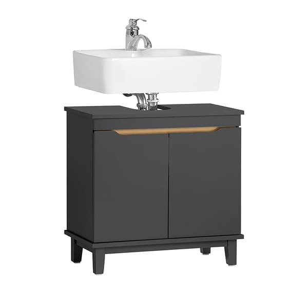Rootz Base Cabinet - Skåp - Lagringsenhet - Stabila tallben - 60x59x30cm - Hides dräneringssystem perfekt